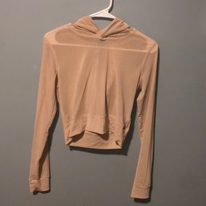 see through sheer top